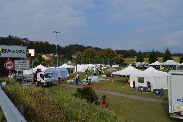 Rivarossa, grande partecipazione all'esercitazione della Protezione Civile