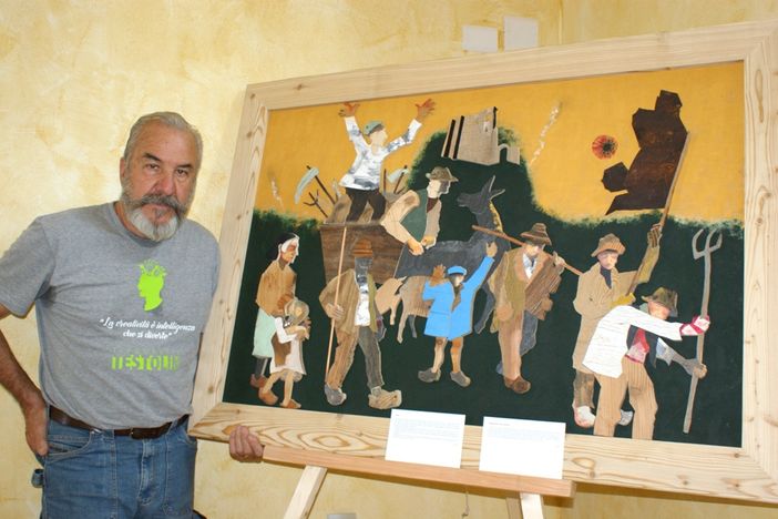 Inaugurazione ad Asti della mostra di Bobo Pernettaz