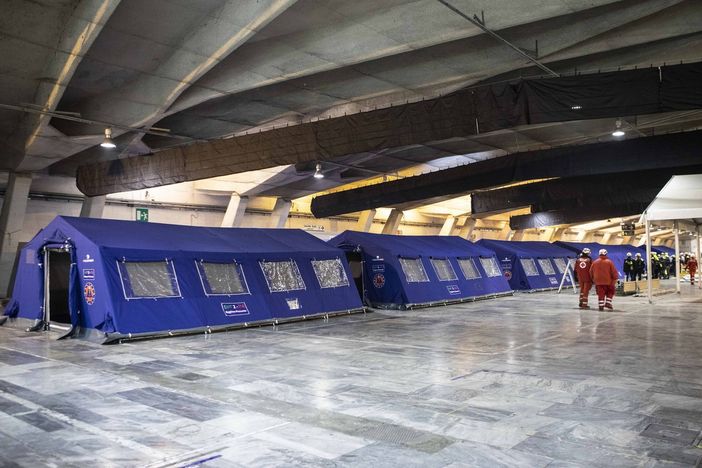 Coronavirus, accertata la sicurezza per l'area sanitaria del Padiglione 5 di Torino Esposizioni (FOTO e VIDEO)