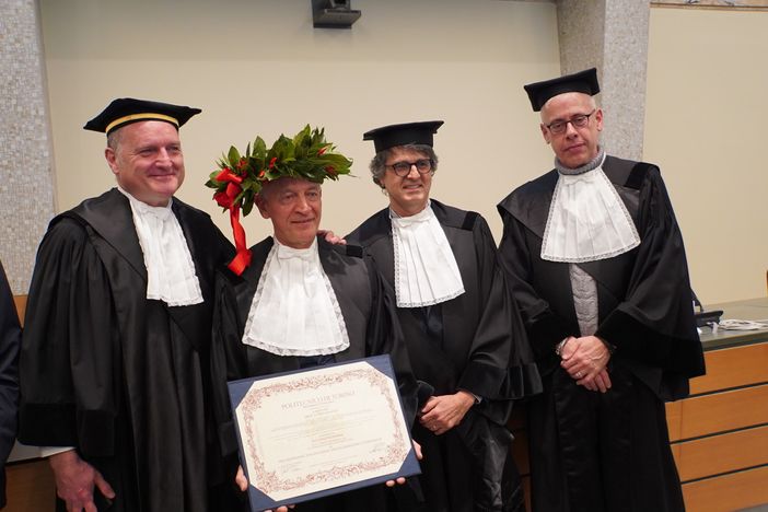 cerimonia di consegna della laurea honoris causa