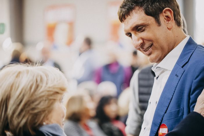 Al via a Moncalieri il tour del candidato sindaco Lorenzo Mauro