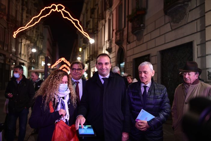 inaugurazione luci d'artista