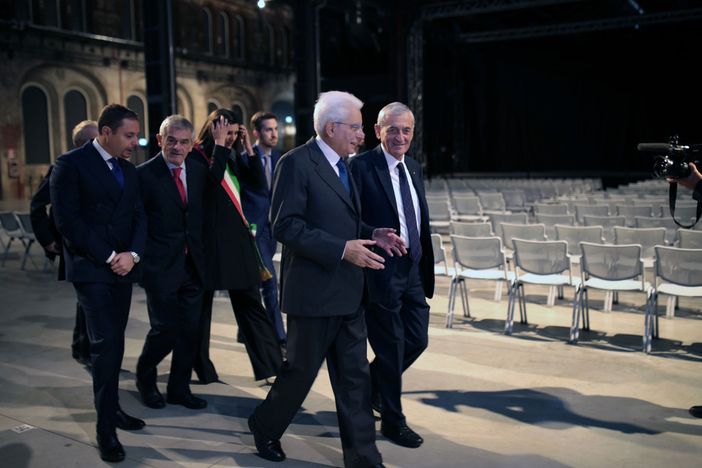 Il Presidente della Repubblica Mattarella visita le nuove OGR di Torino