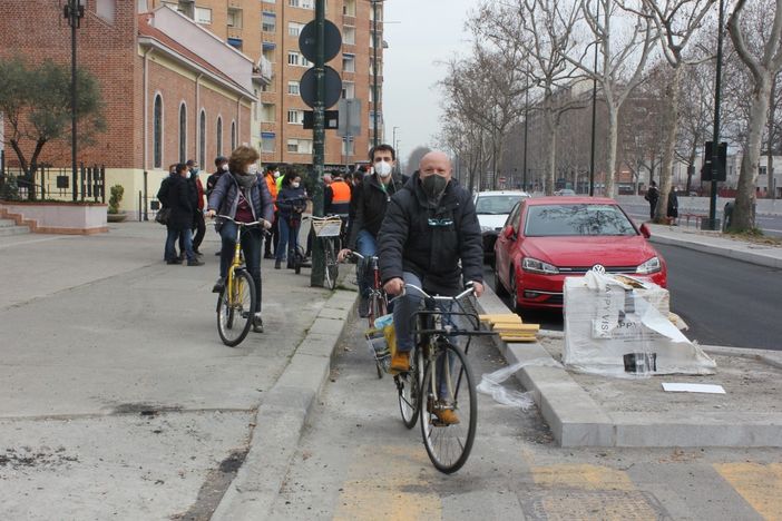 la ciclabile di corso Grosseto