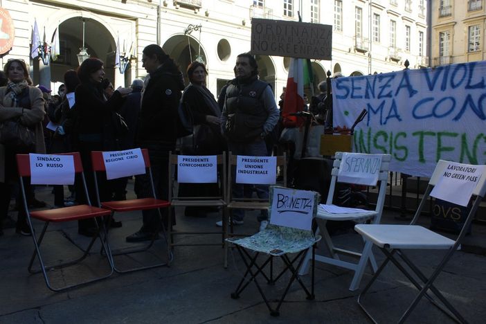 protesta no green pass 4 novembre