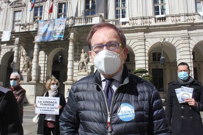 Mino Giachino, leader della lista Si Tav Si Lavoro