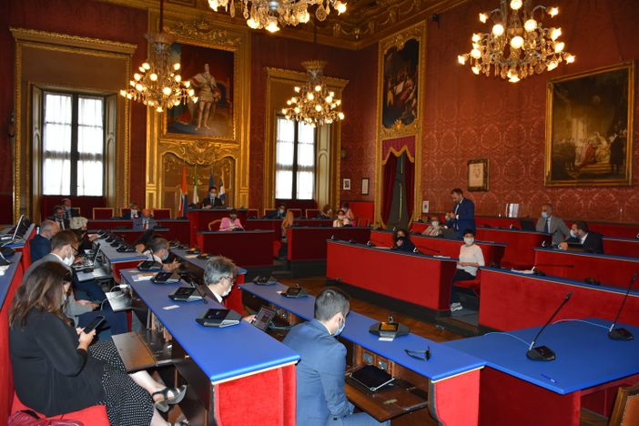 un'immagine della Sala Rossa