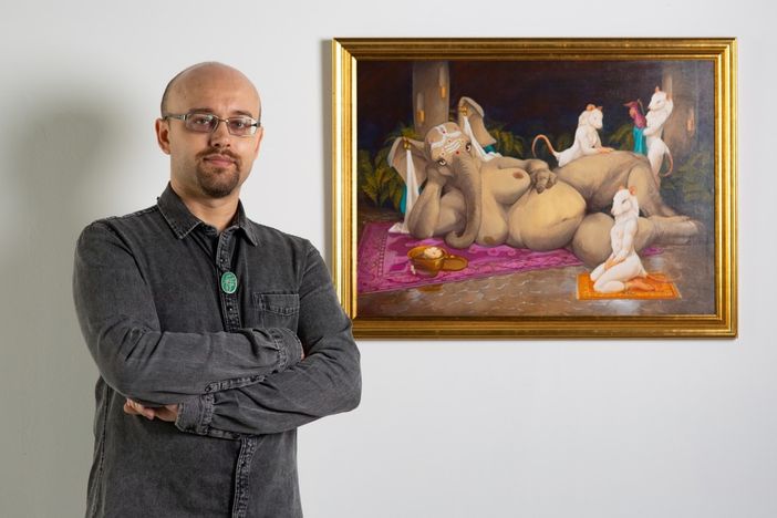 L'antropomorfismo di Alessio Scalerandi tra ironia ed eros a Paratissima