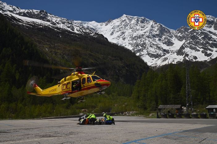 soccorso alpino sul Monte Rosa soccorso alpino sul Monte Rosa