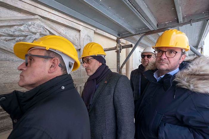 Sopralluogo dell’Ufficio di Presidenza del Consiglio regionale al cantiere di Palazzo Lascaris Sopralluogo dell’Ufficio di Presidenza del Consiglio regionale al cantiere di Palazzo Lascaris