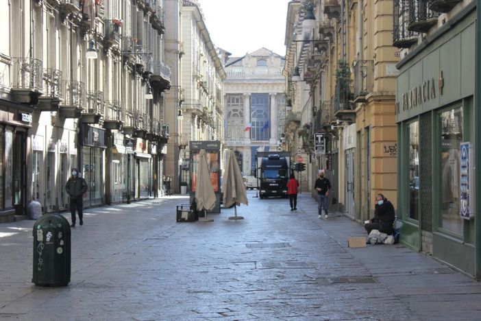 immagini di Torino zona rossa