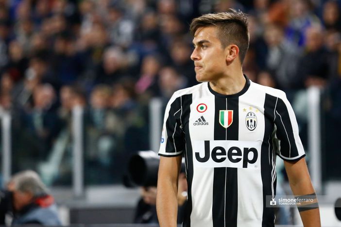 Paulo Dybala, questa sera titolare nell'attacco bianconero