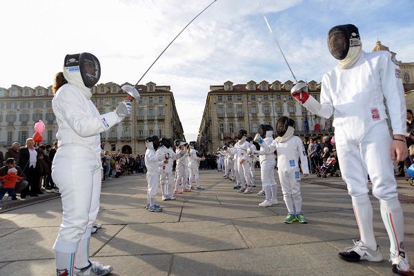 Il Club Scherma Torino in primo piano per il FencingMob Il Club Scherma Torino in primo piano per il FencingMob