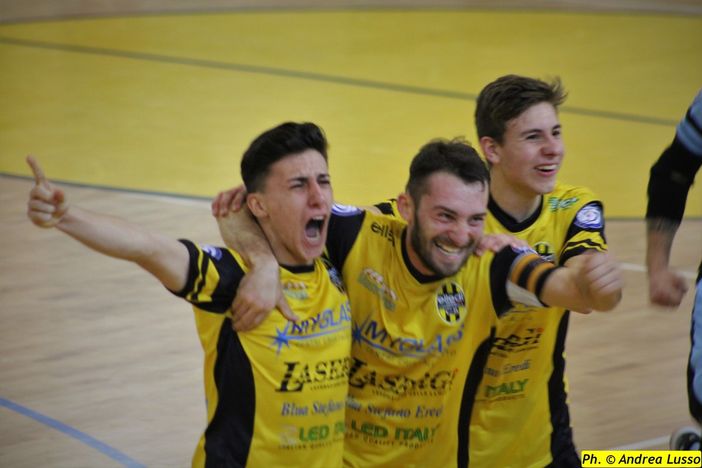 Al termine di un match tiratissimo l'Elledì MyGlass Carmagnola batte Videoton Crema 5-3