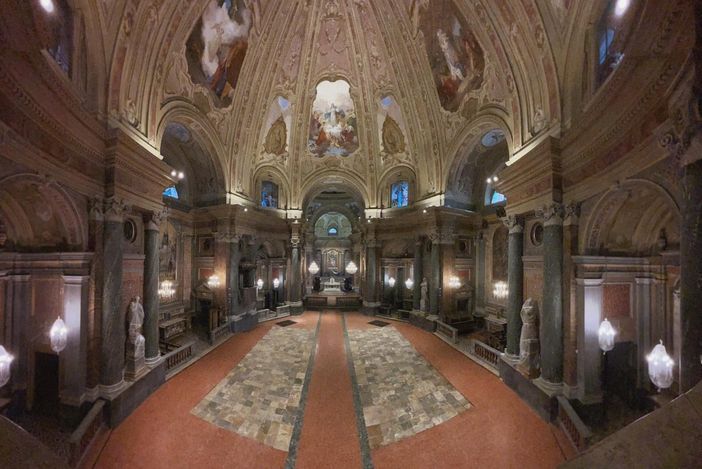 Interno della chiesa della Motta (foto di don Carlo Pizzocaro)