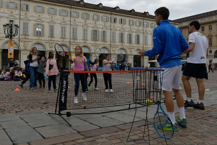 Atp Tennis, parte oggi da piazza San Carlo l'iniziativa che porta nei parchi e nelle piazze di Torino l'entusiasmo delle Finals
