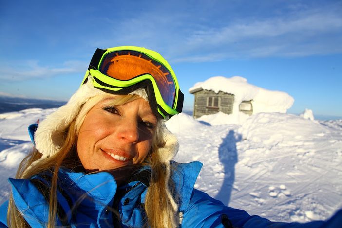 Daniela Ceccarelli il 26 gennaio a Chiomonte per l'anteprima di Cinema in Verticale