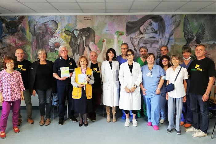 La consegna degli ultimi pannelli