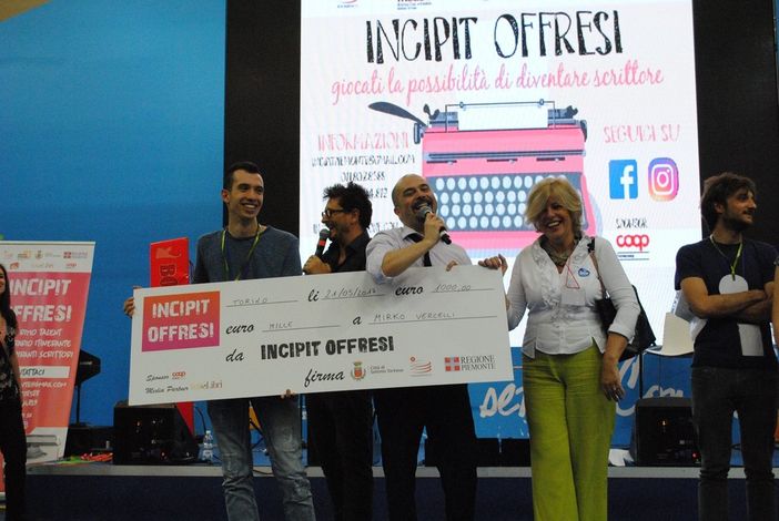 La finale del talent letterario INCIPIT OFFRESI è al Salone del Libro di Torino La finale del talent letterario INCIPIT OFFRESI è al Salone del Libro di Torino