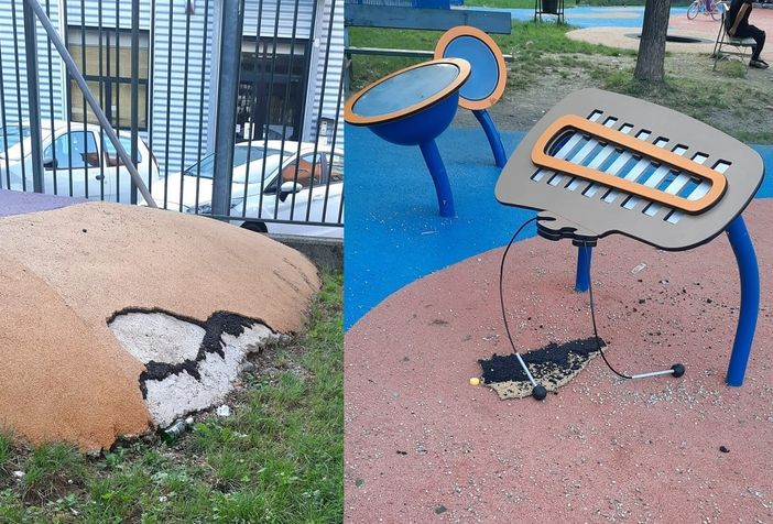 Giardino Madre Teresa di Calcutta: lunedì sarà riparato dopo i danni dei vandali Giardino Madre Teresa di Calcutta: lunedì sarà riparato dopo i danni dei vandali