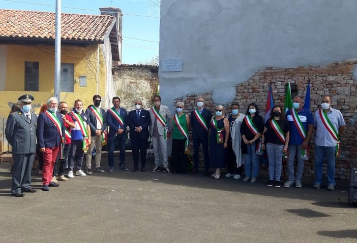 Verrua Savoia, una piazza in ricordo di Francesco Alighieri, agente morto sul lavoro