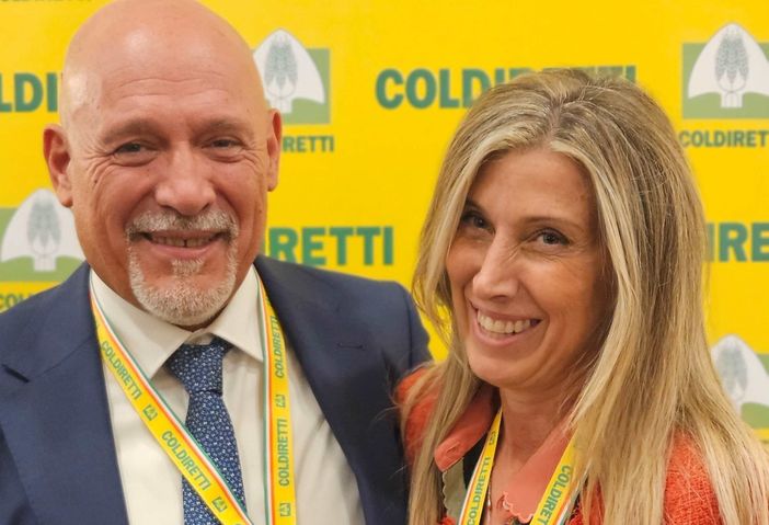 La neopresidente Cristina Brizzolari con il delegato confederale Bruno Rivarossa