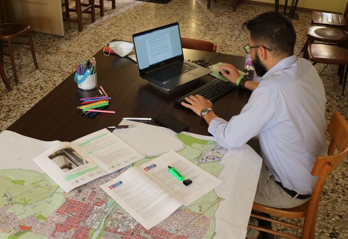 il sindaco di Alpignano Palmieri il sindaco di Alpignano Palmieri