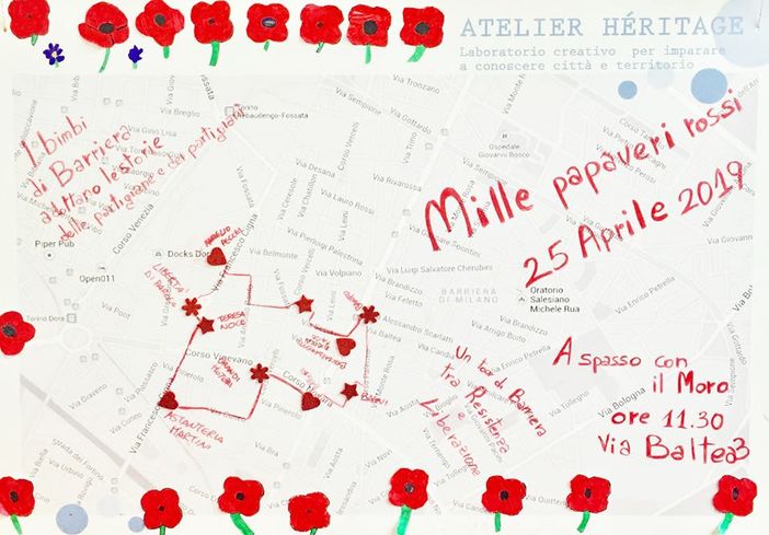 “Mille papaveri rossi”: il 25 aprile in Barriera di Milano una giornata dedicata alla resistenza con i bambini protagonisti “Mille papaveri rossi”: il 25 aprile in Barriera di Milano una giornata dedicata alla resistenza con i bambini protagonisti