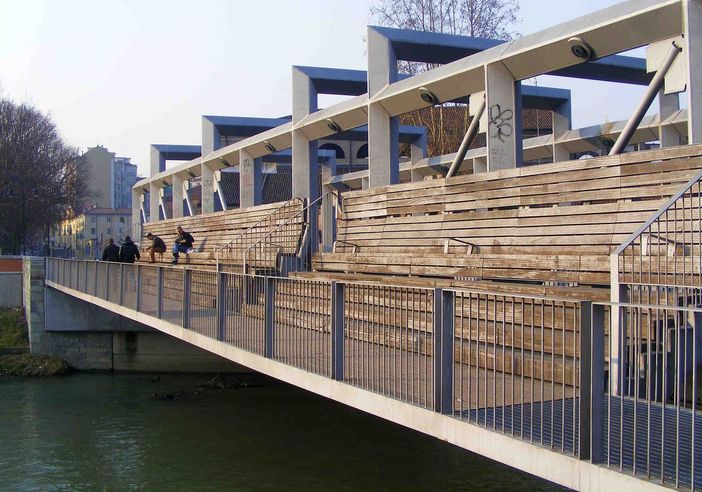 La scalinata del Ponte Carpanini (immagine tratta da wikipedia) La scalinata del Ponte Carpanini (immagine tratta da wikipedia)