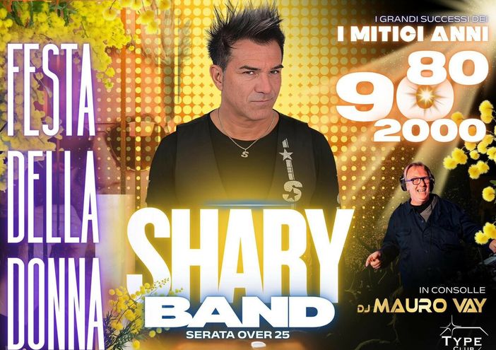 Una serata speciale per la Festa della Donna con la Shary Band