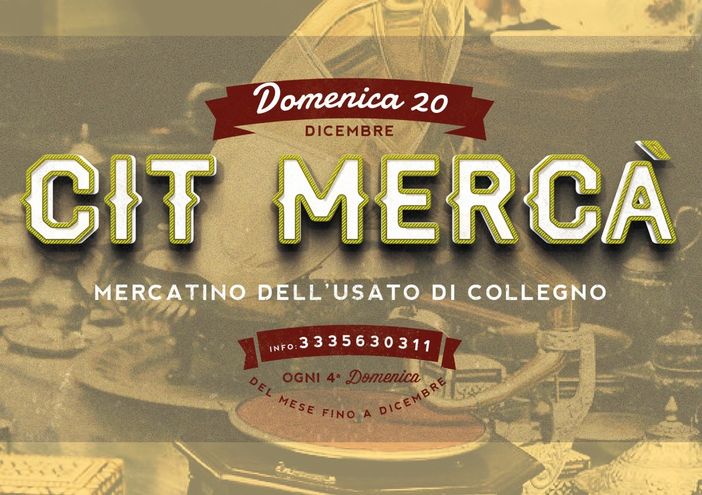 a Collegno torna domenica l'appuntamento con il mercatino dell'usato a Collegno torna domenica l'appuntamento con il mercatino dell'usato