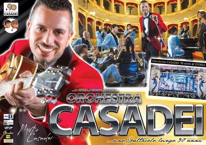 L'Orchestra Mirko Casadei farà ballare tutti stasera a Nichelino