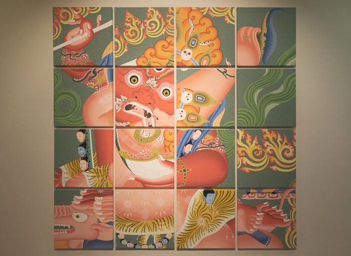 Al Mao, il direttore Davide Quadrio incontra l'artista nepalese Tsherin Sherpa Al Mao, il direttore Davide Quadrio incontra l'artista nepalese Tsherin Sherpa