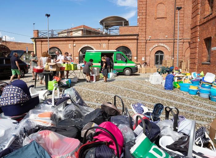 La consegna (Foto di Christian Bosio)