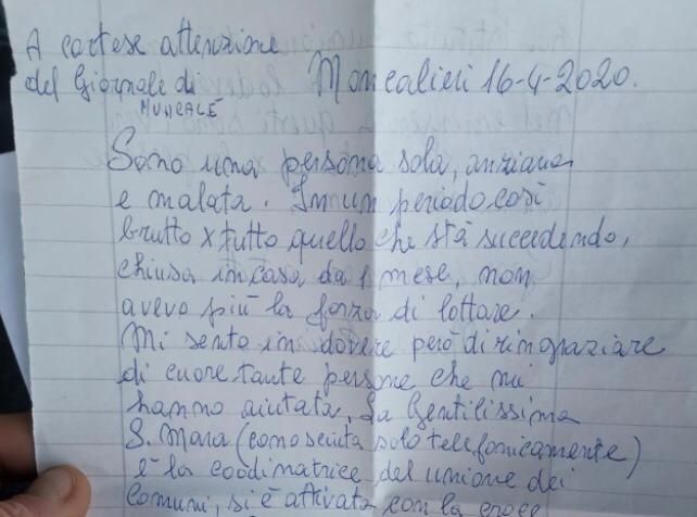 Dall'abbandono al sorriso: il grazie di un'anziana sola e malata al Comune di Moncalieri e alla Croce Rossa