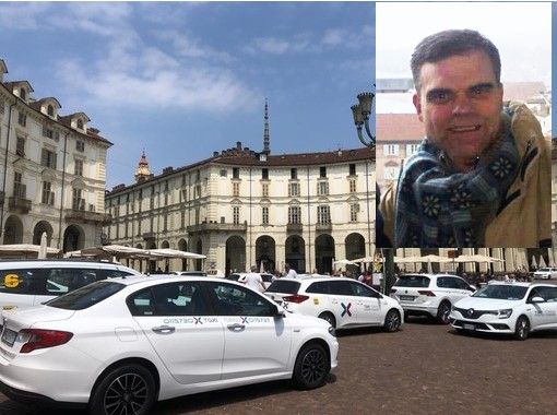 taxi con Lino Di Pasquale