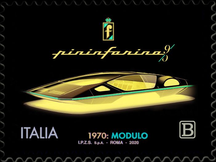 Poste, un francobollo per celebrare i 50 anni della Pininfarina Modulo Poste, un francobollo per celebrare i 50 anni della Pininfarina Modulo