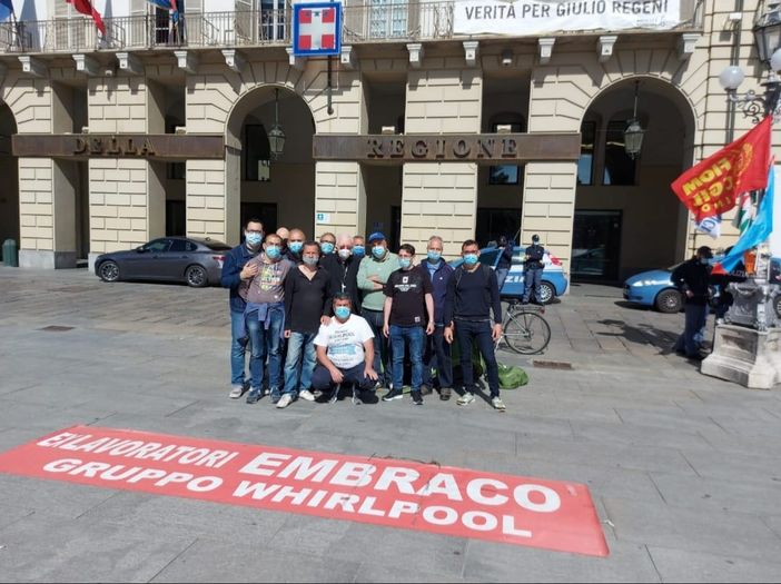 Nosiglia e lavoratori ex embraco