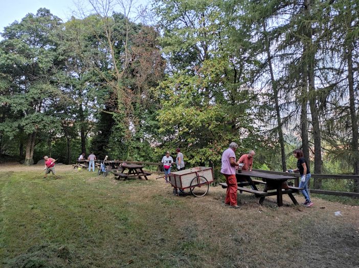 tavolata e lavori chiusa san michele