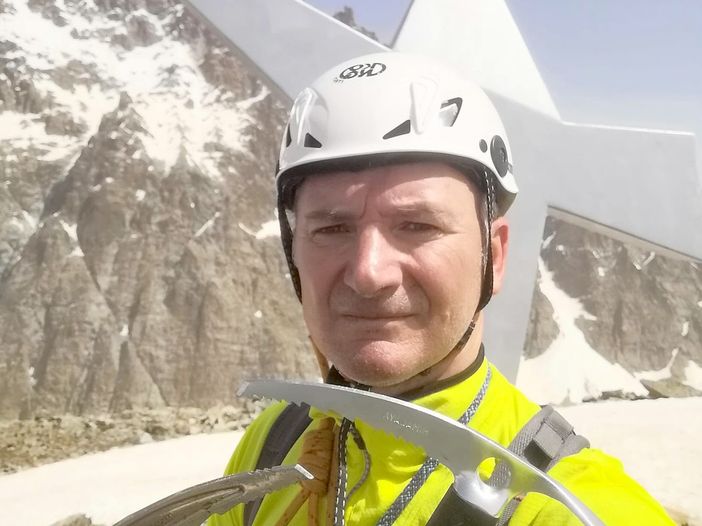 Enrico Bolla, vittima dell'incidente in montagna verificatosi nel pomeriggio di oggi alla Rocca Castello