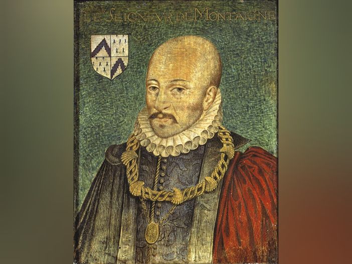 Lo scrittore Michel De Montaigne Lo scrittore Michel De Montaigne