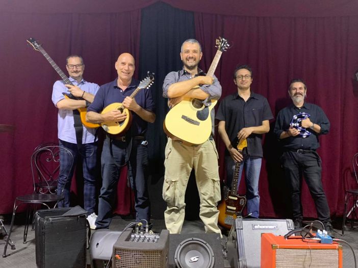 La band "I Matani" in prova al Circolo Corso Parigi La band "I Matani" in prova al Circolo Corso Parigi