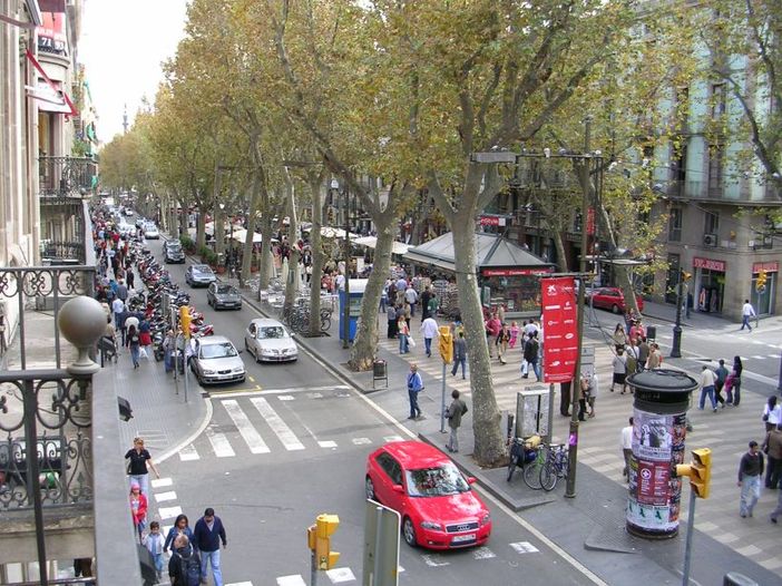 la rambla di Barcellona