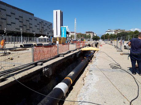 Rinnovo della rete di teleriscaldamento, lavori in piazzale Grande Torino