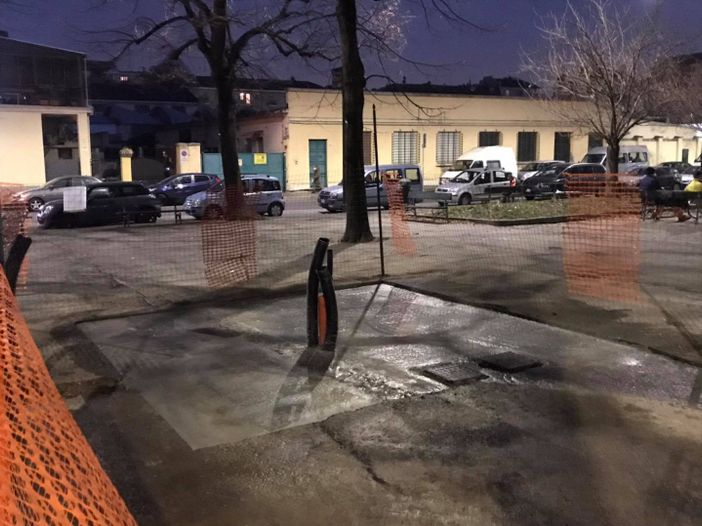 i lavori al Punto Smat che sorgerà in piazza Campanella