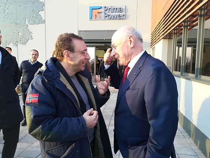 Prima Industrie festeggia quarant'anni di eccellenza con Padoan ospite d'onore Prima Industrie festeggia quarant'anni di eccellenza con Padoan ospite d'onore