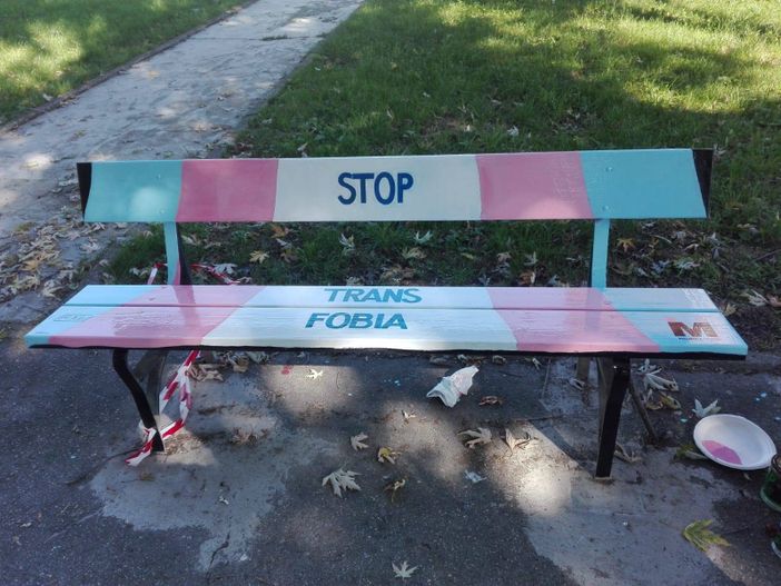 Torino, due nuove panchine d'autore per il “Transgender day of remembrance 2020”