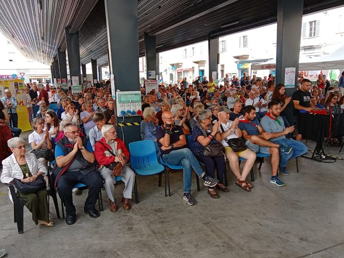 Una parte del pubblico presente al dibattito del 2 Giugno