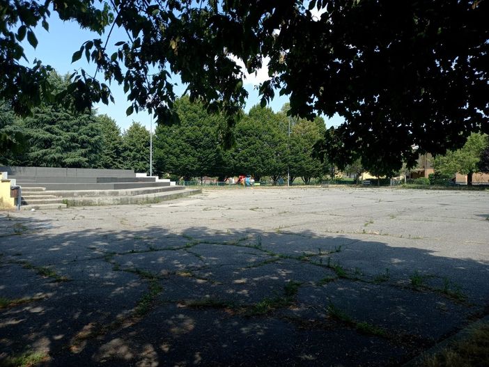 Piazza Giretti a Bricherasio