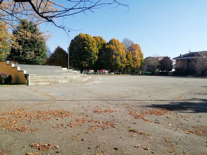 Piazza Giretti a Bricherasio